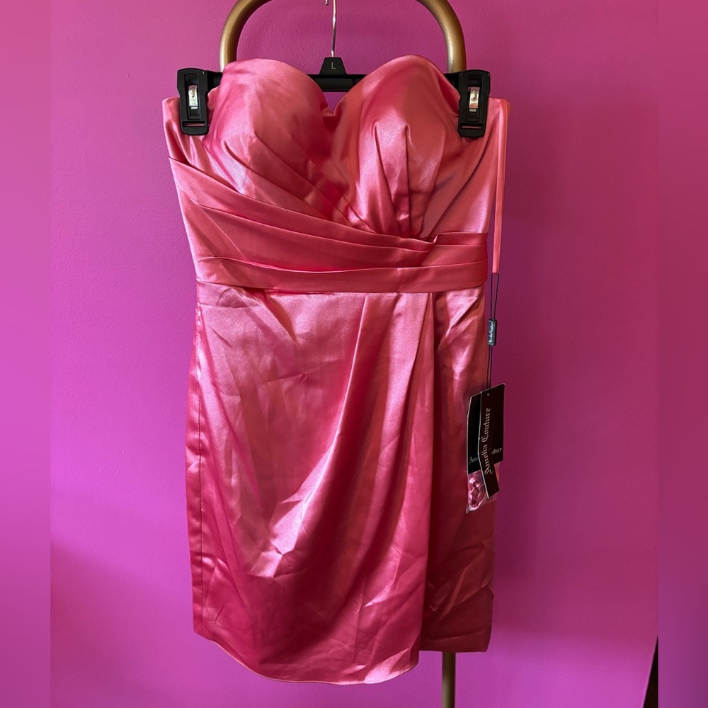 Amelia Couture Pink Party/prom/cocktail dress - size 4 new with tags